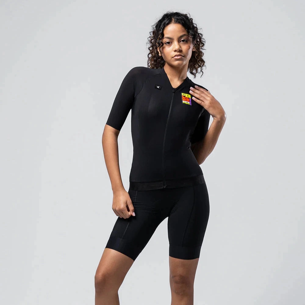 Gobik Cx Solid HK Black jersey - Black