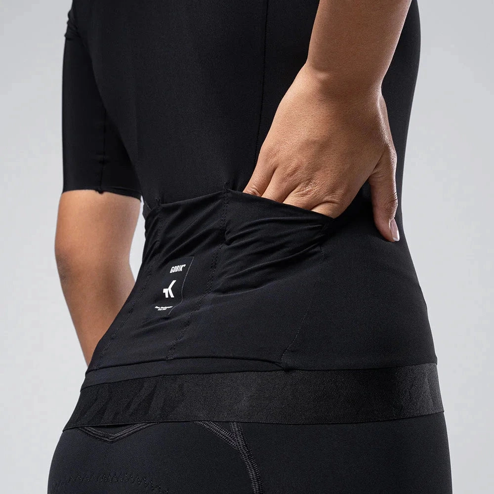 Gobik Cx Solid HK Black jersey - Black