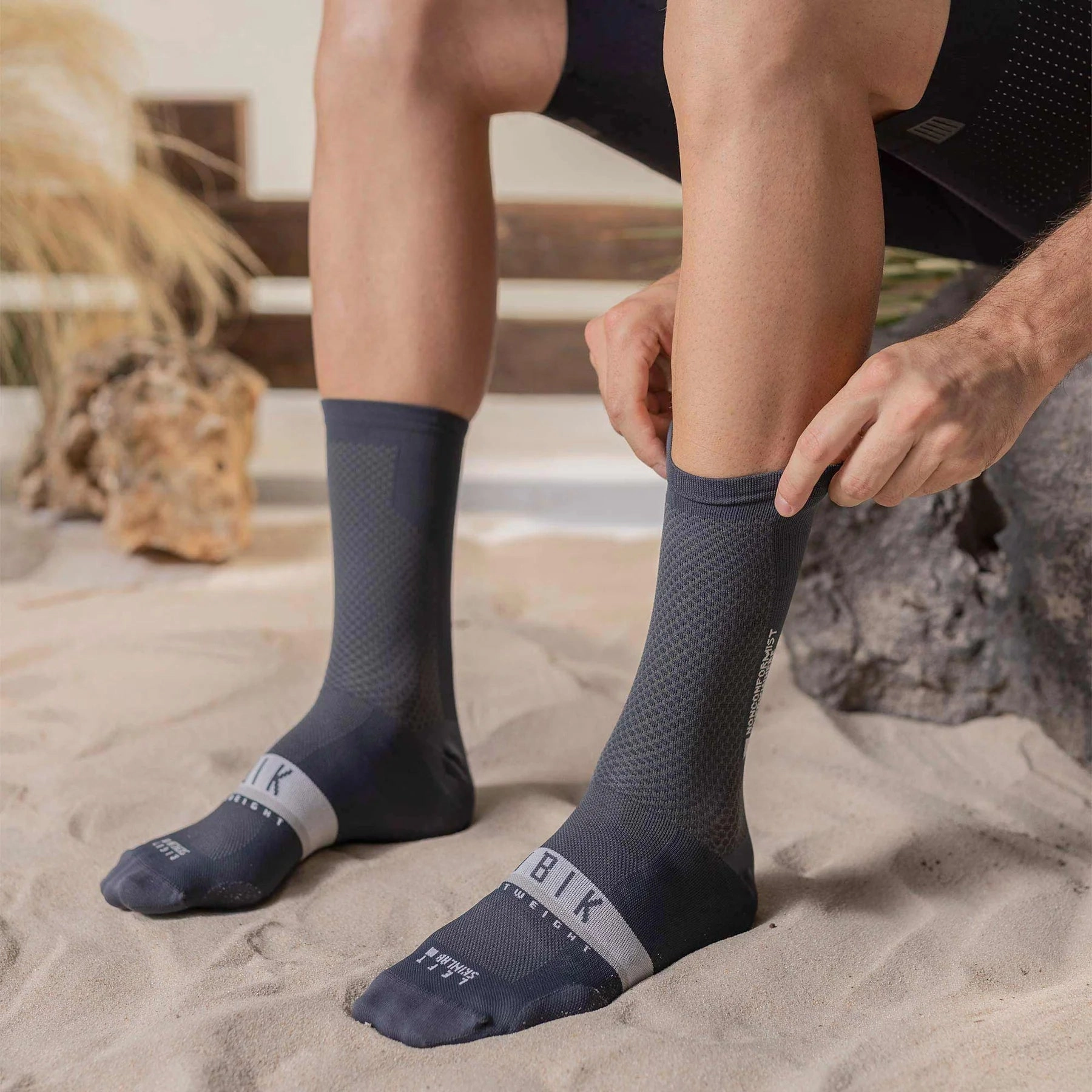 Gobik Lightweight Slate socks - Grey