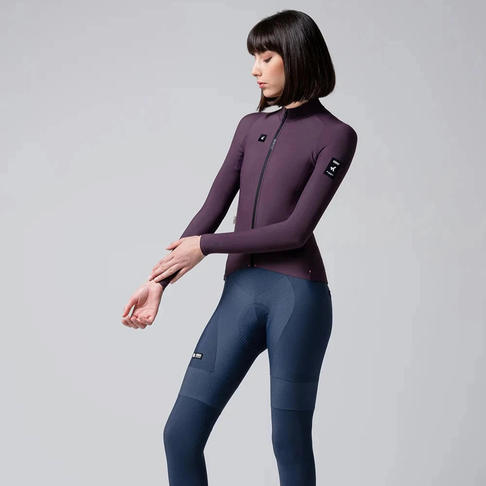 Gobik Pacer Solid 2.0 long sleeves women jersey - Purple