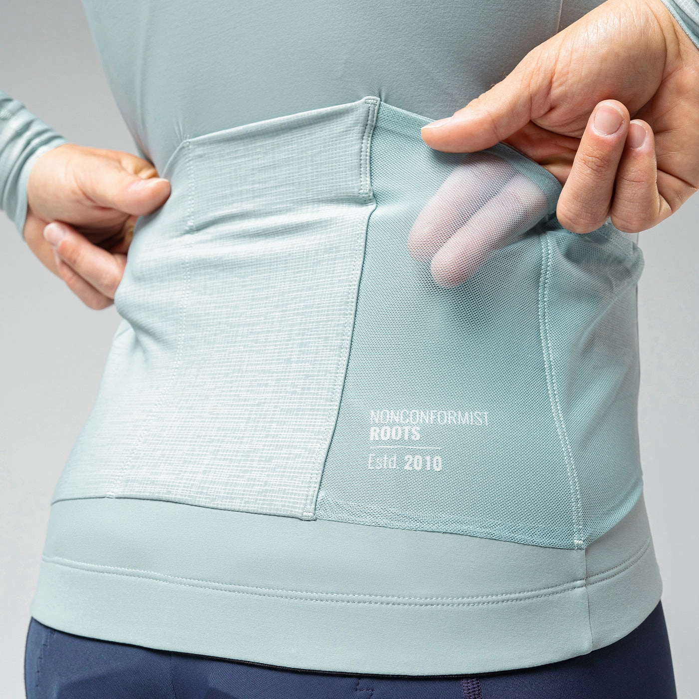 Gobik Pacer Solid Hakone Equinoccio long sleeves jersey - Blue