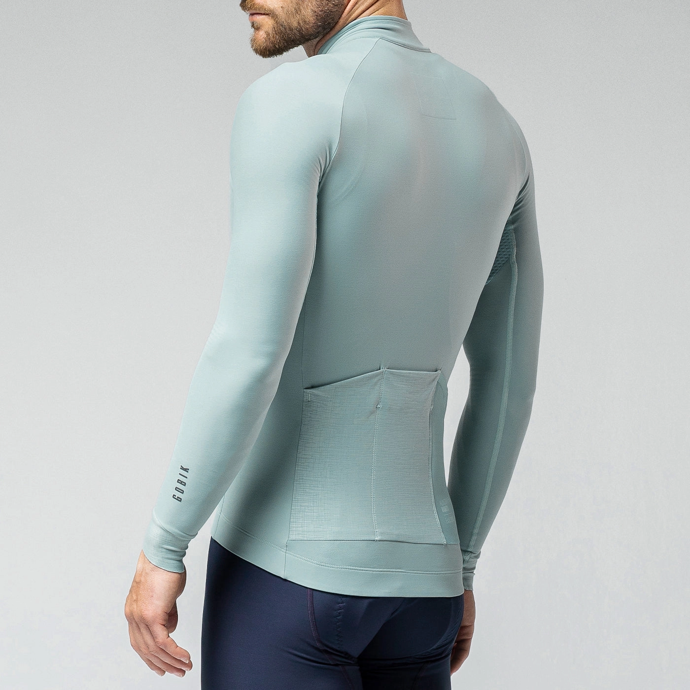 Gobik Pacer Solid Hakone Equinoccio long sleeves jersey - Blue