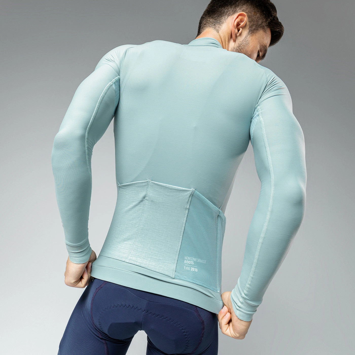 Gobik Pacer Solid Hakone Equinoccio long sleeves jersey - Blue