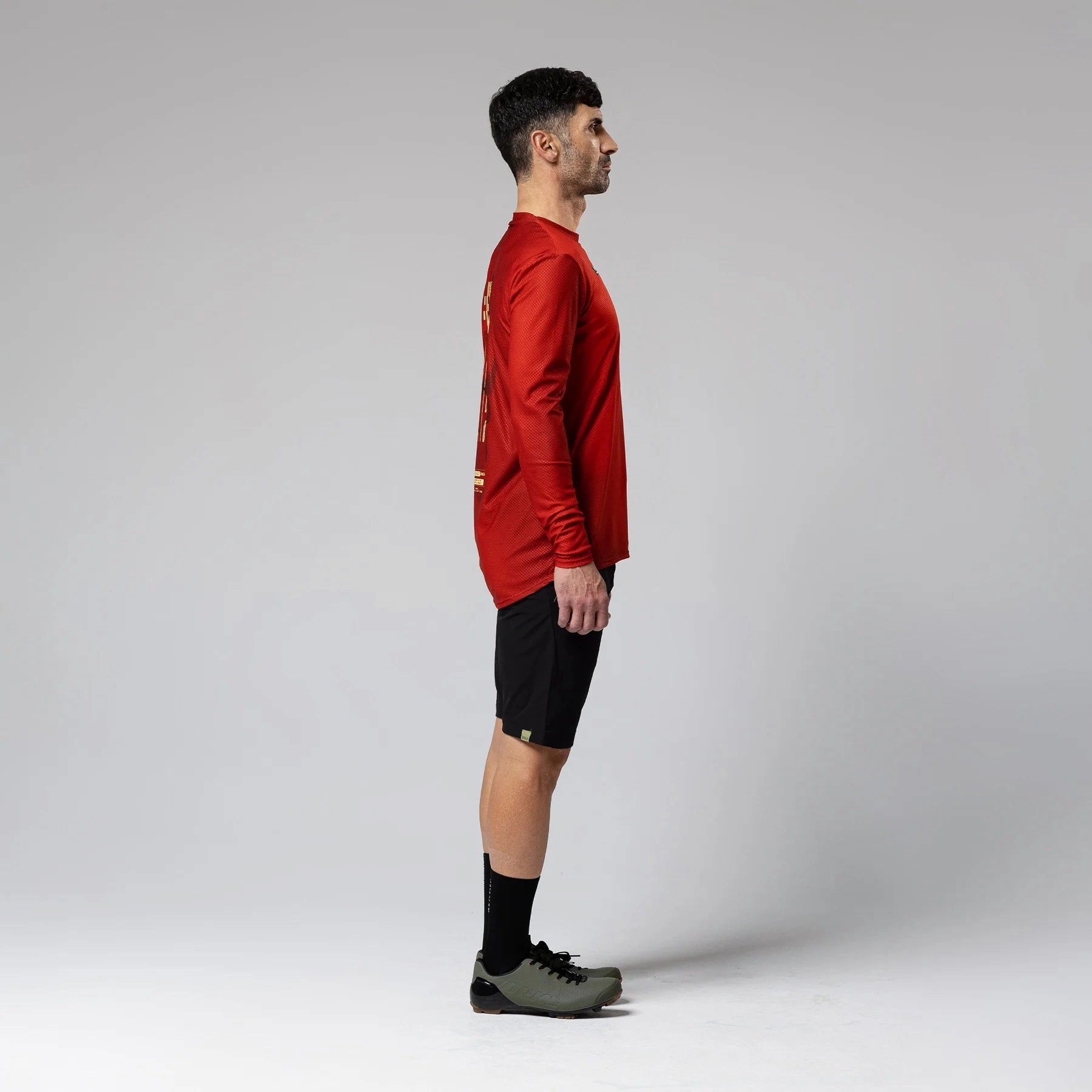 Gobik Terrain Rooibos long sleeves jersey - Red