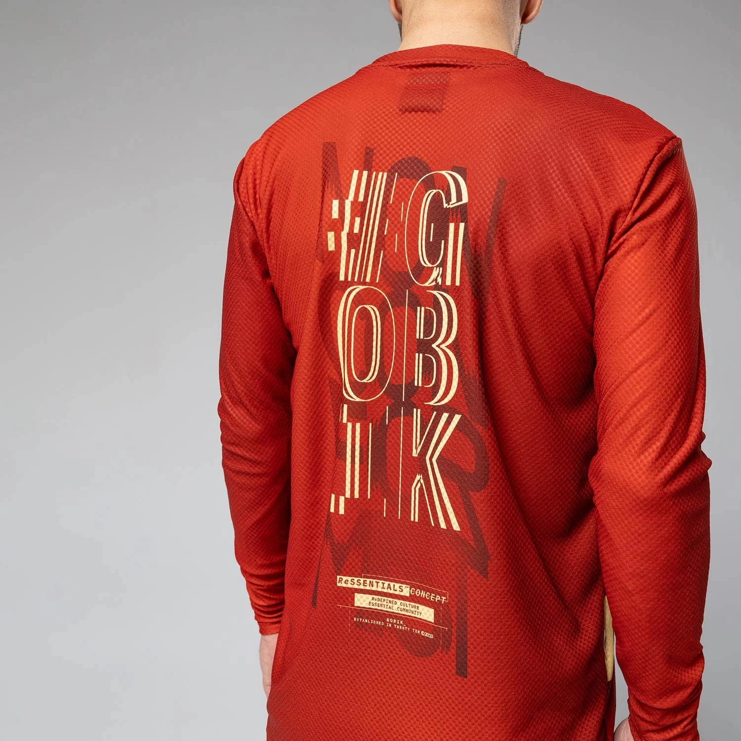 Gobik Terrain Rooibos long sleeves jersey - Red