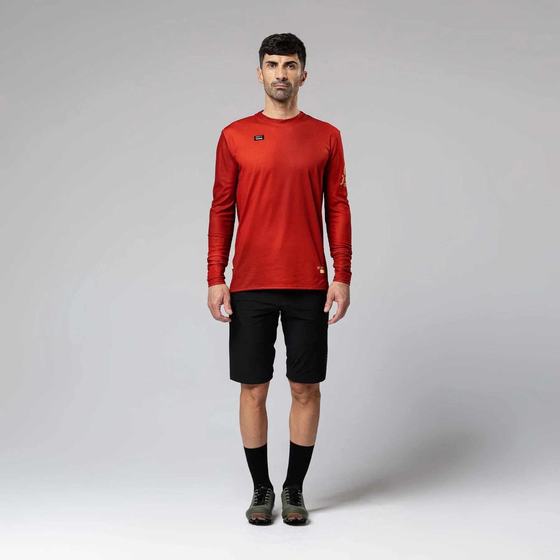 Gobik Terrain Rooibos long sleeves jersey - Red