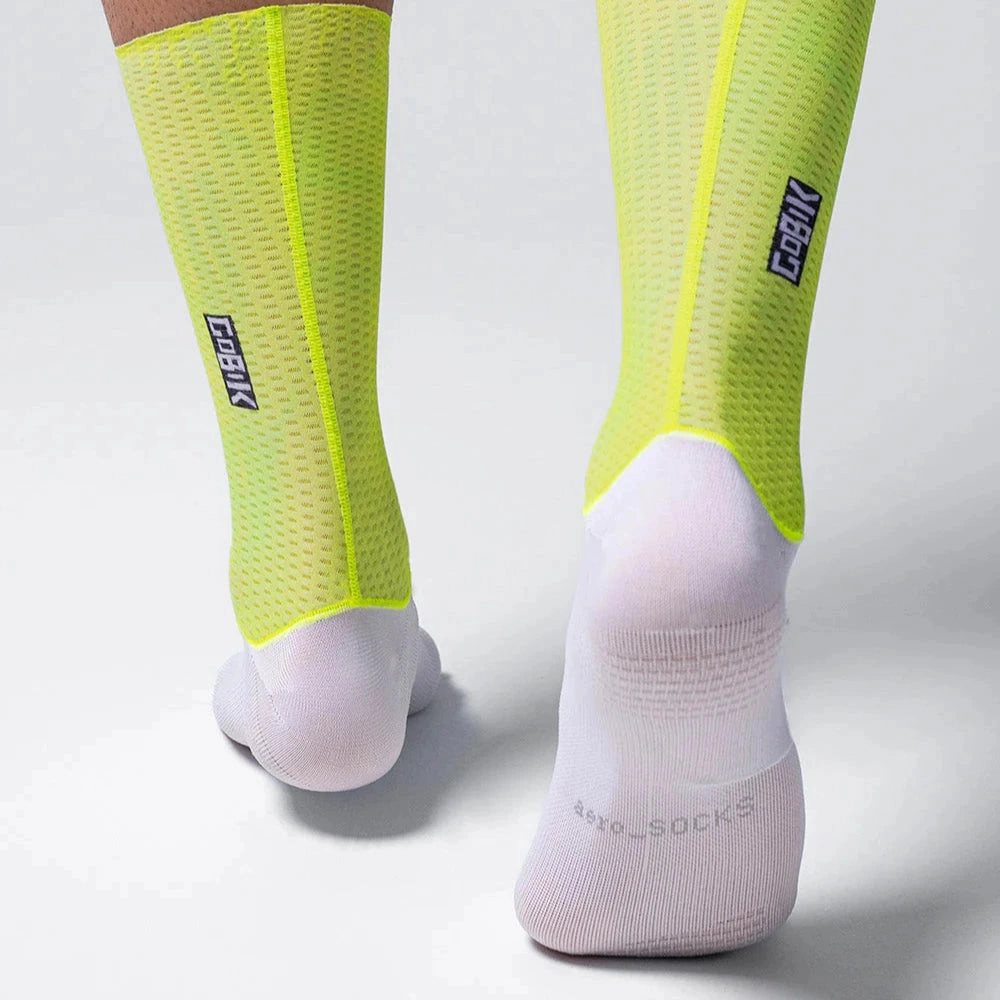 Gobik Vortex 2.0 Liquid Lime socks - Yellow