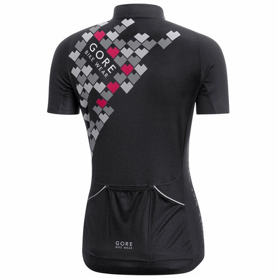Gore Element Digi Heart Woman Jersey - Black