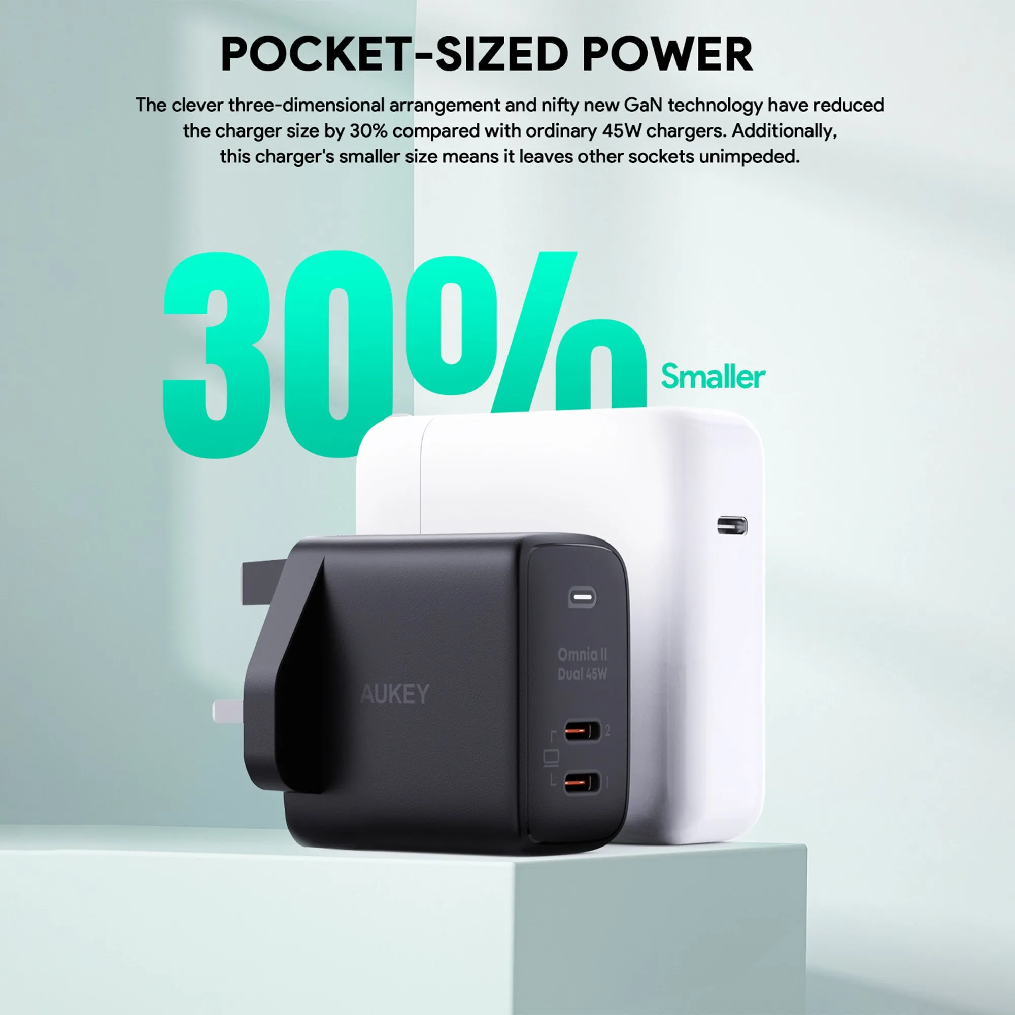 Price Drop Alert Special Online Offer Pa-B4T Omnia Ll 45W 2 Usb C Port Pd Charge Gan Fast Technology Charger