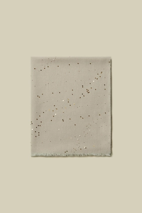 Cotton Wool Sequined Scarf In Camel Shop Hot Picks Hot Price Drop