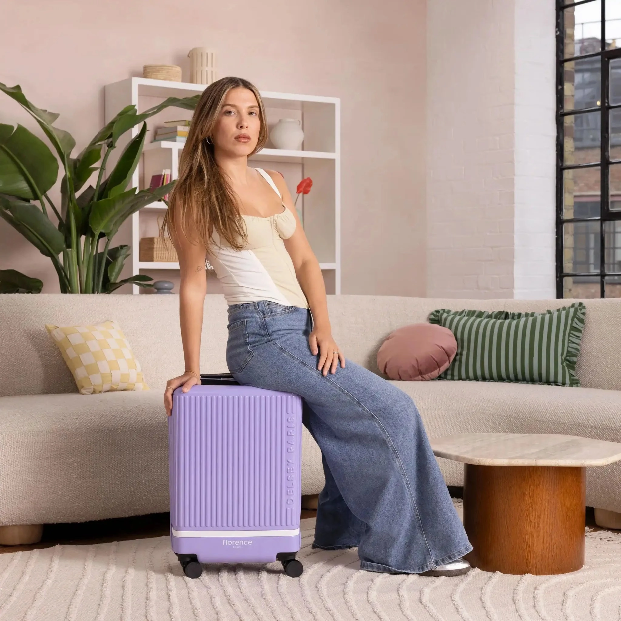 Hot Deals Today Today Only Hot Pick Delsey Florence By Mills Spin Me Away Carry-On Plus Expandable Spinner