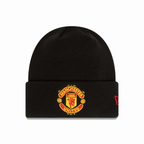 Flash Discount Today Hot Pick Sale Manchester United Essential Black Beanie Hat