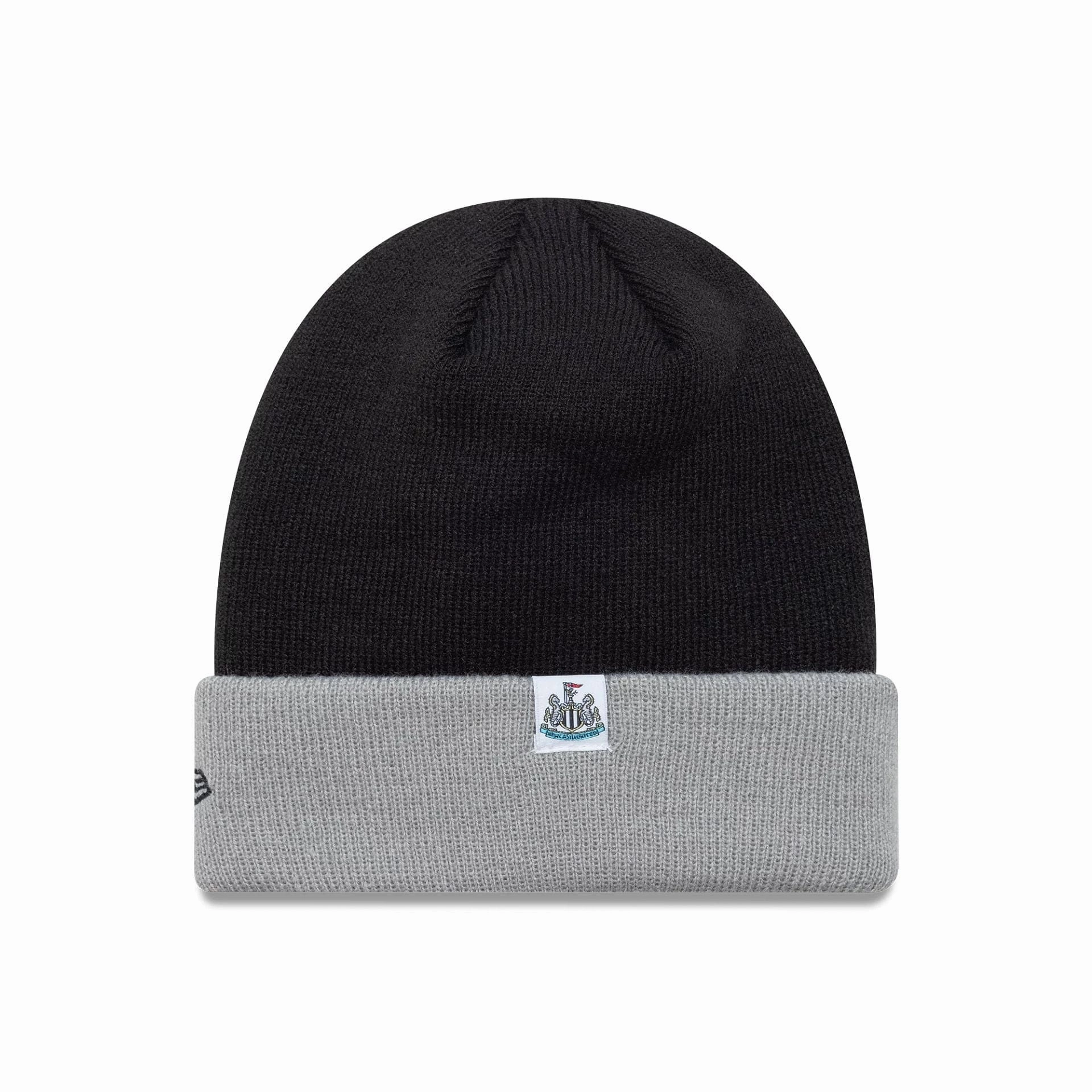 Grab Save Today Newcastle United Fc Youth Wordmark Black Cuff Knit Beanie Hat