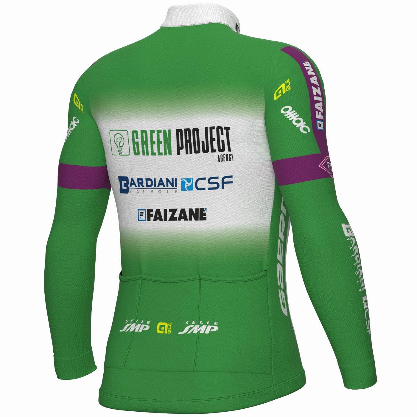 Green Project Bardiani Csf Faizane 2023 long sleeve jersey