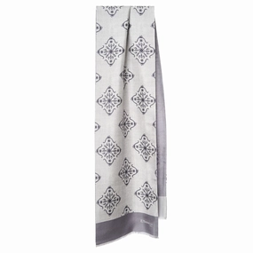 Trending Now Offer Grey Double Silk Scarf