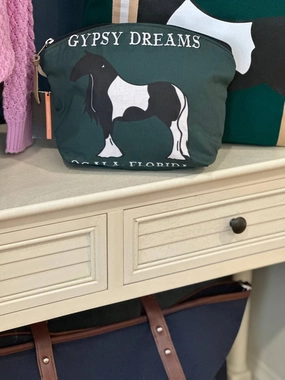 Gypsy Dreams Ocala Cosmetic Bag In Green Mega Hot Offer Shop Grab Now
