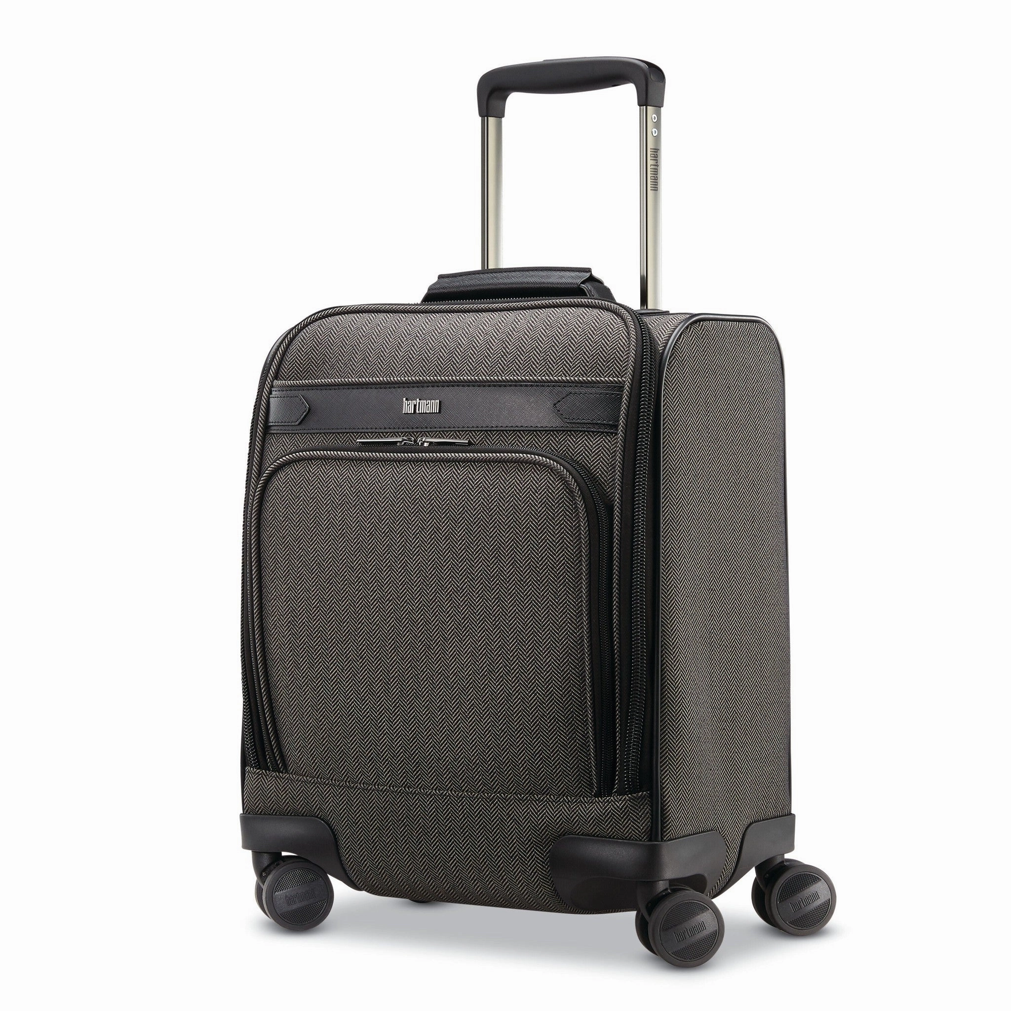 Hartmann Herringbone Deluxe Underseat Carry On Spinner Limited Time Hot Deal Flash Sale Now