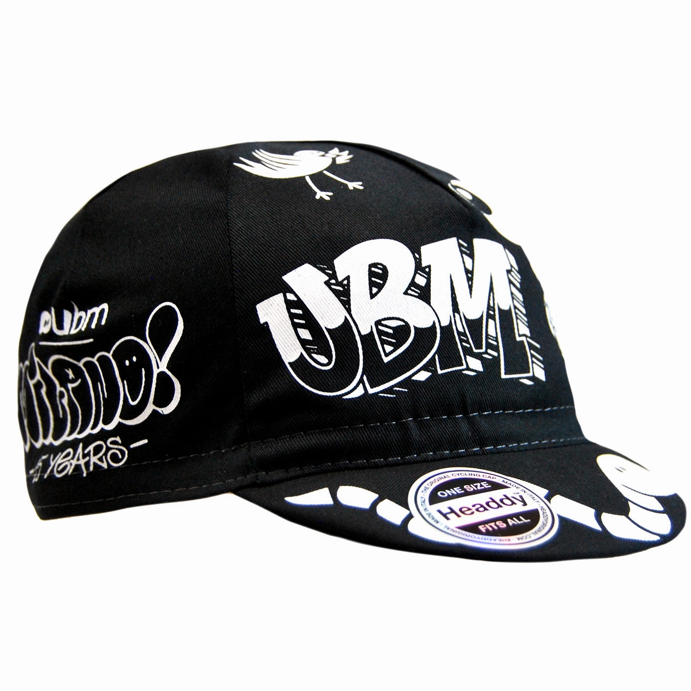 Headdy x UBM 15th anniversary cycling cap - Black