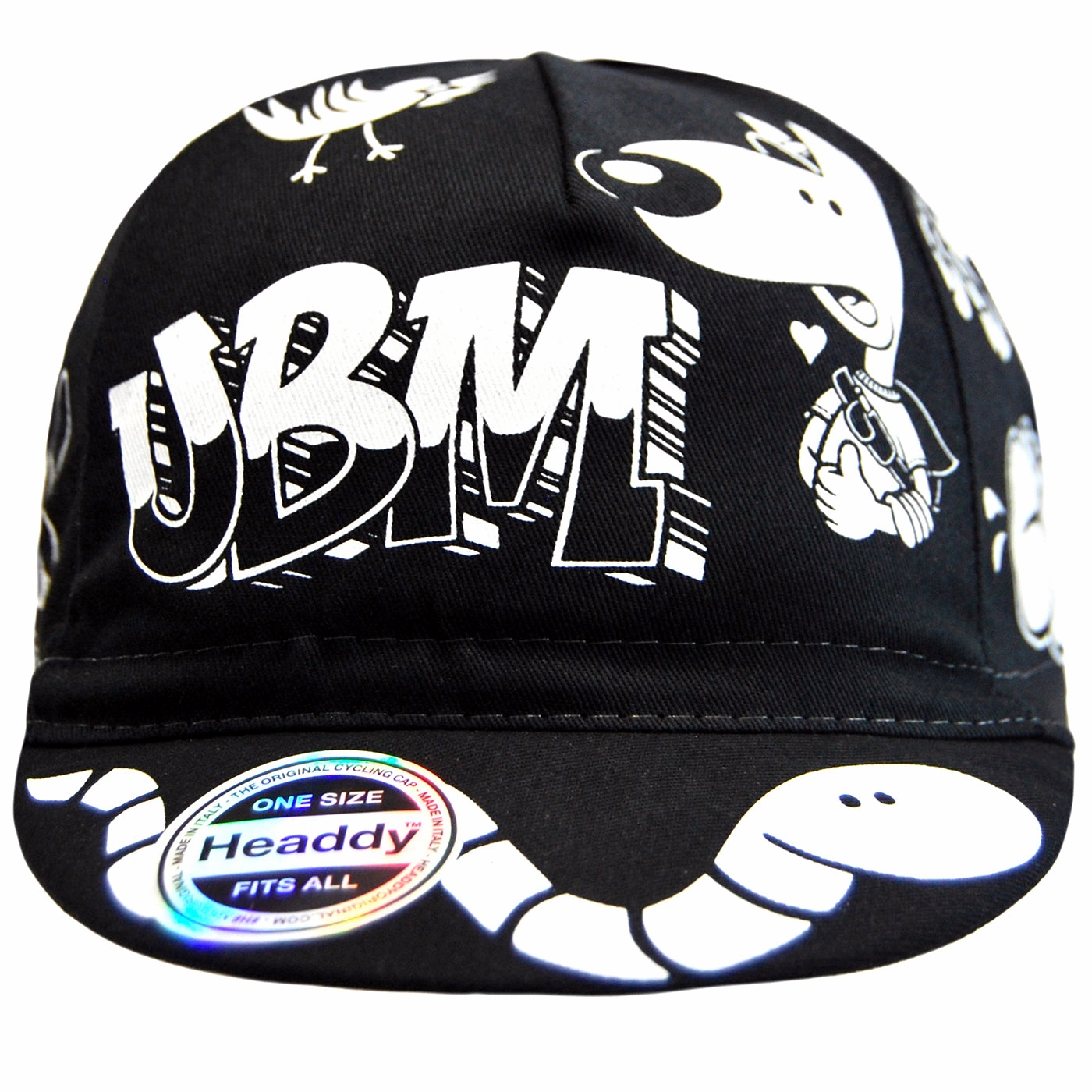Headdy x UBM 15th anniversary cycling cap - Black