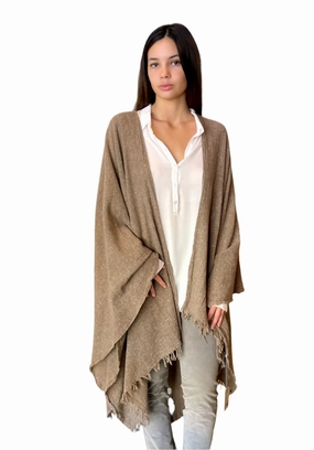 Shop Smart Save Heather Poncho - Brownish