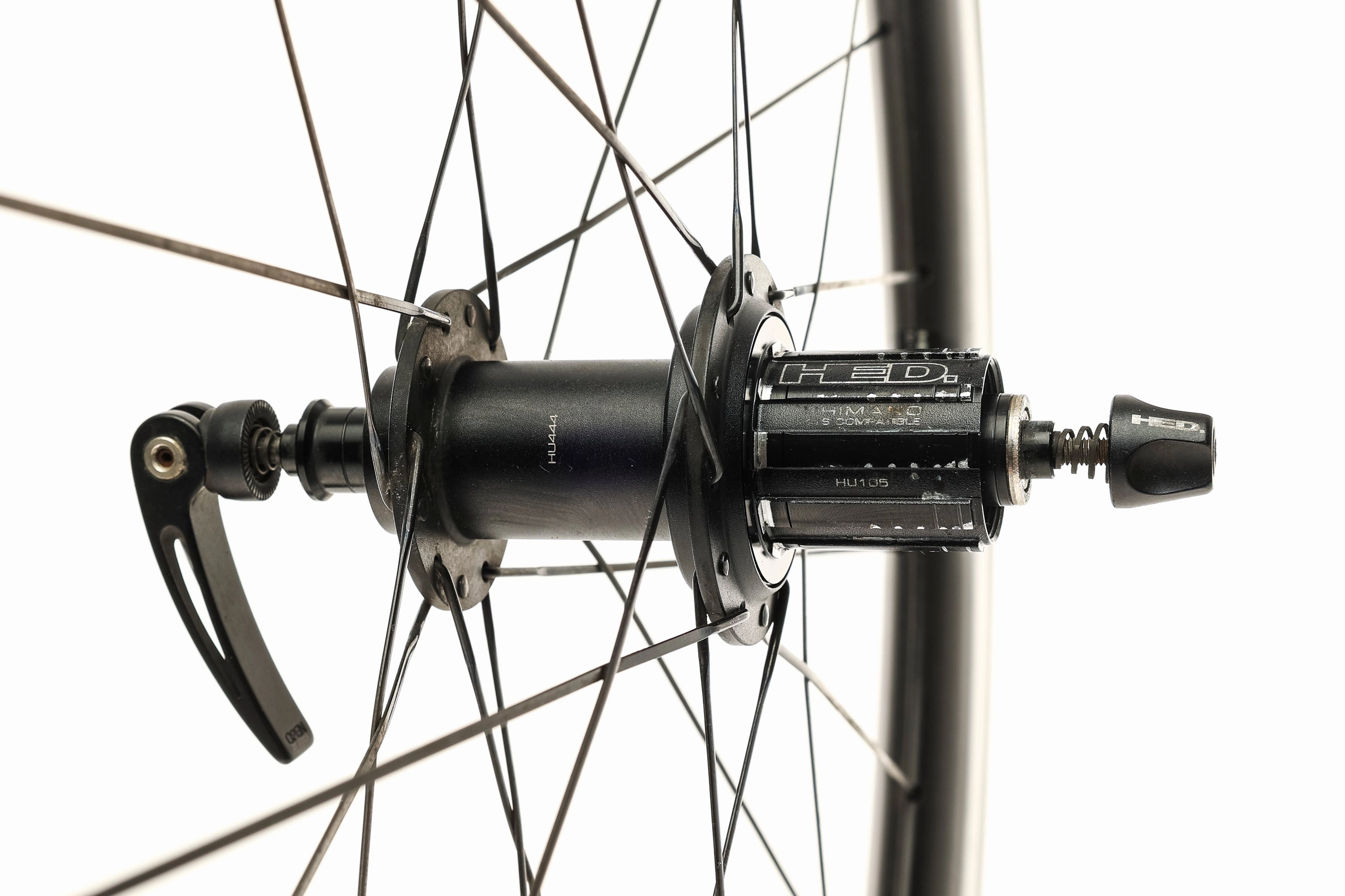 HED Jet RC6 Black Aluminum/Carbon Clincher 700c Wheelset