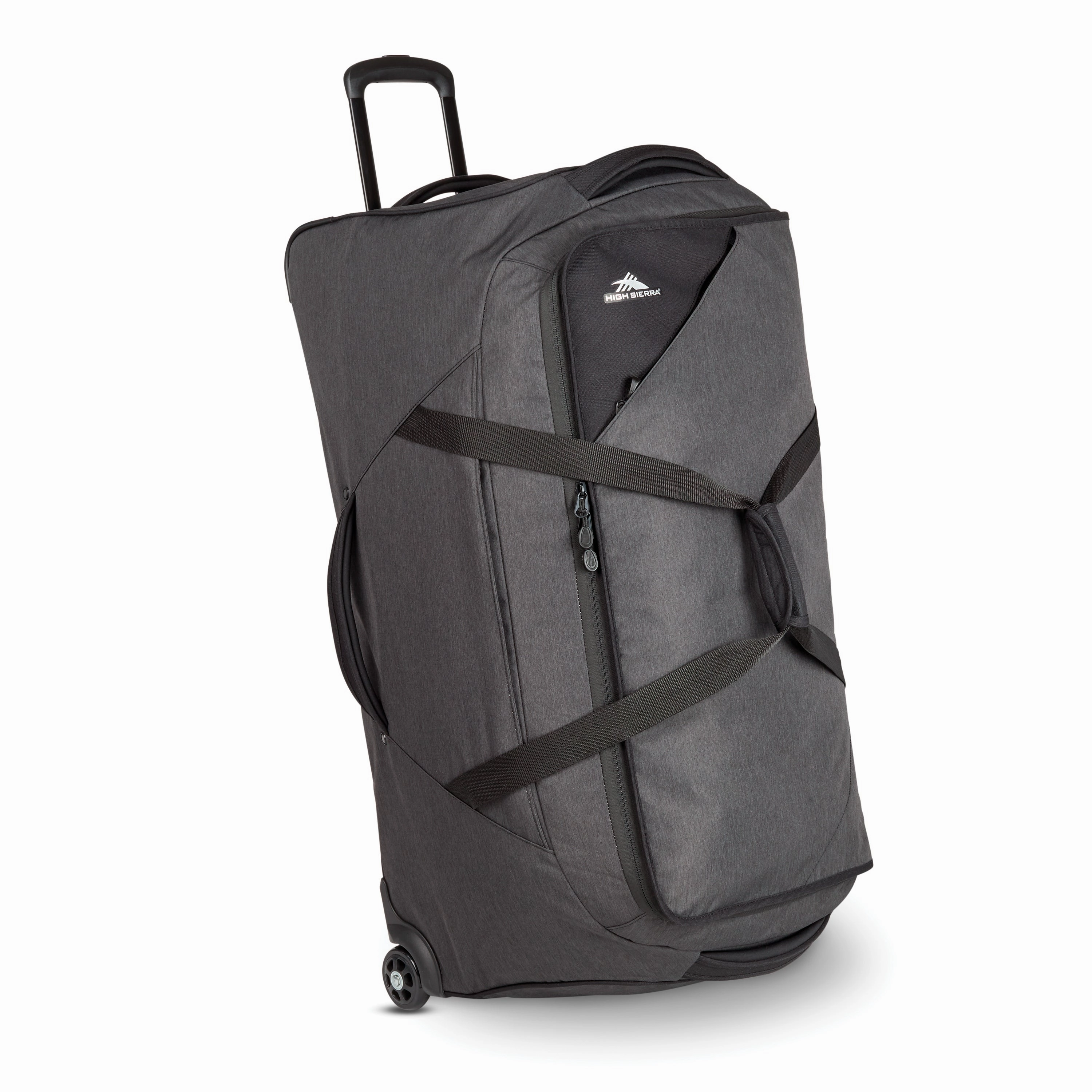 High Sierra Forester Collection 34" Wheeled Duffle - Black Heather/Black Special Surprise Sale