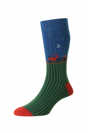 Hj Hall Christmas Farm Scene Rich Cotton Socks Hot Deal Alert Special Price Today
