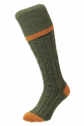 Last Chance Offer Best Price Today Hj Hall Cushion Foot Long Sock | Cable Stripe
