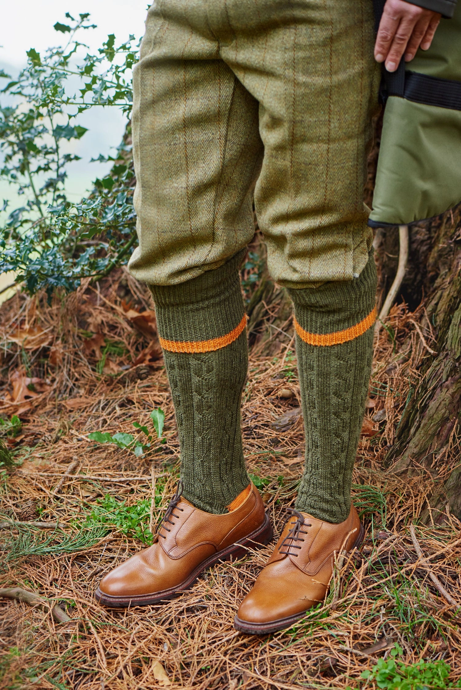 MustShop Sale Hj Hall Cushion Foot Long Sock | Cable Stripe