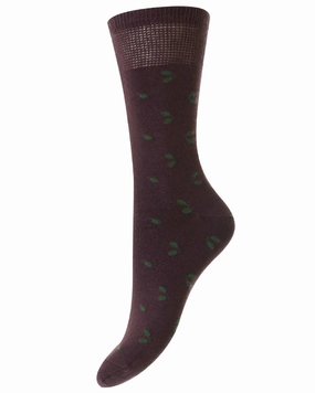 Hj Hall Leaf Cotton Comfort Top Socks Todays Hot Savings Todays Special Picks