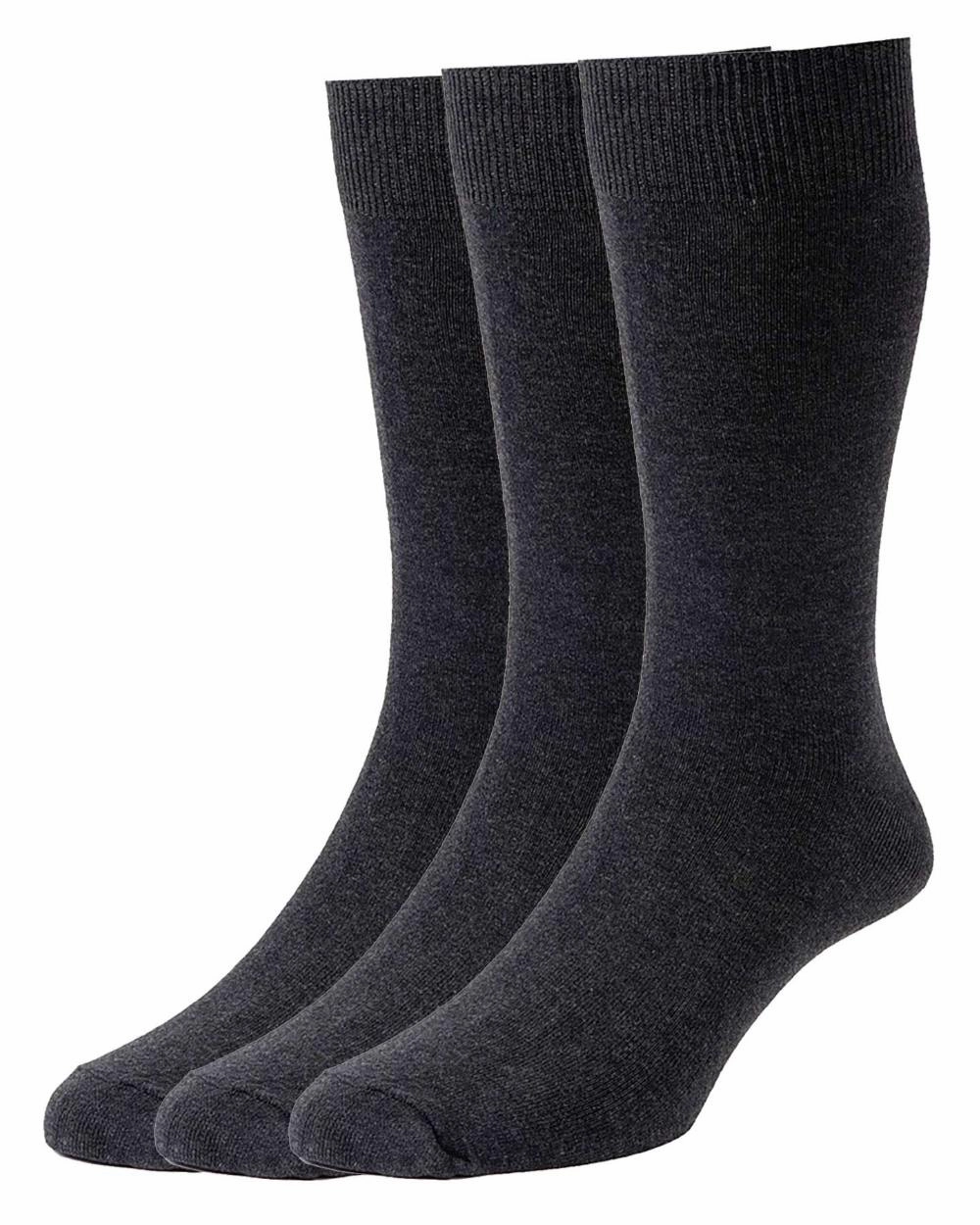 Limited Stock Offer Todays Mega Savings Hj Hall Mens Executive Plain Knit Socks Triple Pack