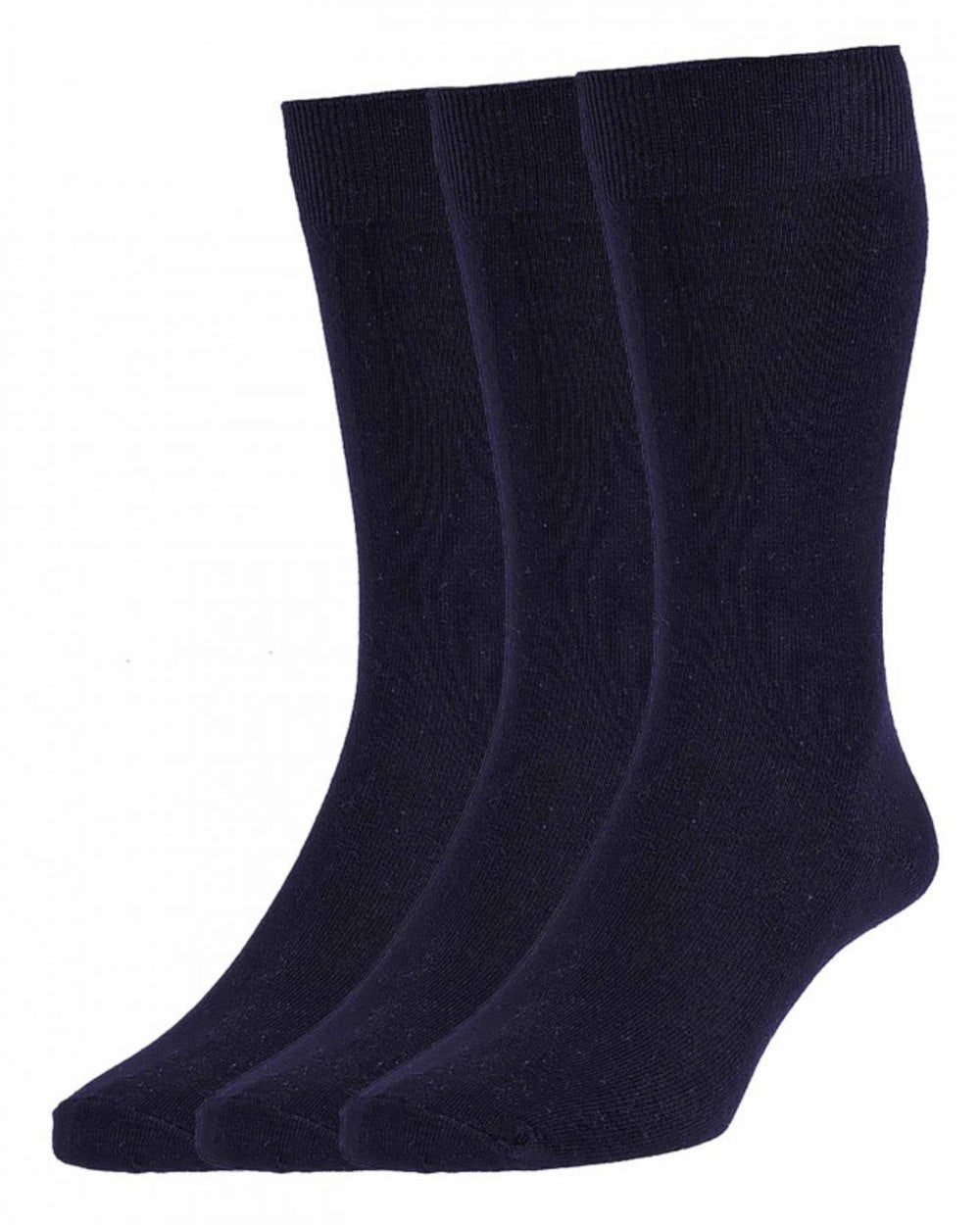 Hj Hall Mens Executive Plain Knit Socks Triple Pack Perfect Gift Offer Price Slash Today