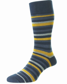 Best Price Online Trending Hot Picks Hj Hall Multi Stripe Comfort Top Socks