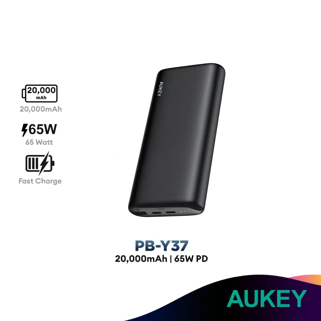 Dont Wait Save Aukey Pb-Y47 10,000Mah | Pb-Y37 20,000Mah Fast Charging Powerbank