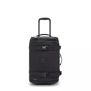 Kipling Aviana Small Rolling Carry-On Luggage - Black Noir Clearance Event