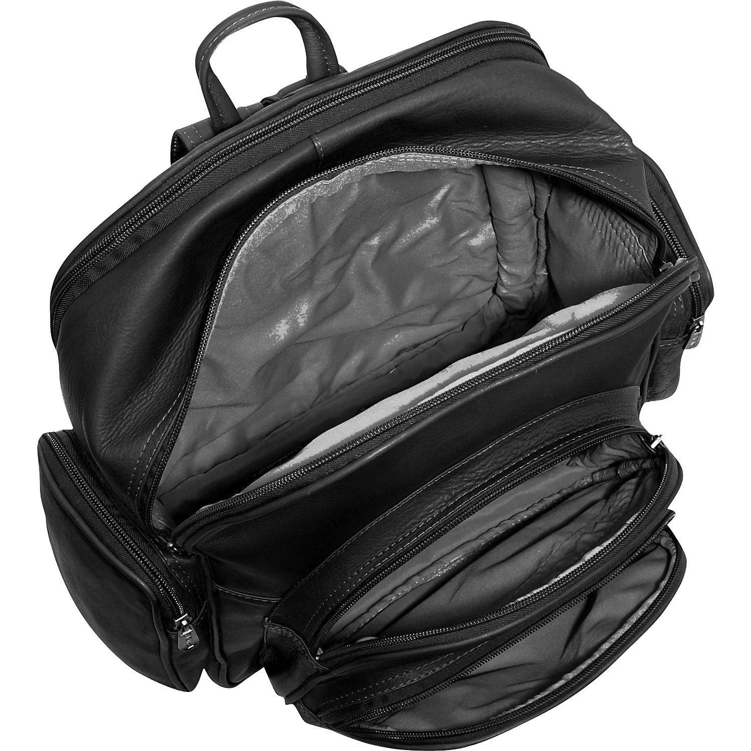 Surprise Discount Today Piel Leather Expandable Backpack