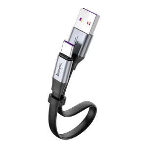 Baseus Simple Hw Quick Charge Charging Data Cable Usb For Type-C 40W 23Cm (Catmbj-Bg1) Shop Grab Now