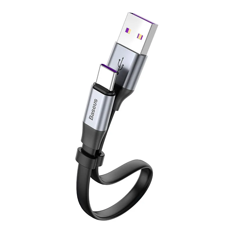 Baseus Simple Hw Quick Charge Charging Data Cable Usb For Type-C 40W 23Cm (Catmbj-Bg1) Shop Grab Now