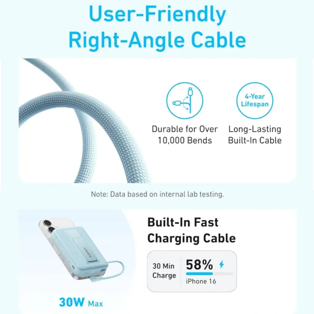 Hot Offer Inside Limited Time Sale Anker Zolo 10000Mah 30W Wireless Magnetic With Usb C Cable Powerbank