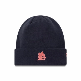 Best Deal Online As Roma Pop Navy Cuff Knit Beanie Hat
