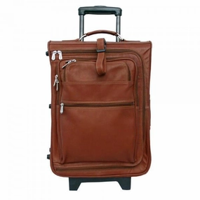 Hot Sale Alert Limited Time Steal Piel Leather 19" Multi-Pocket Wheeler