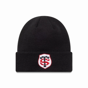 Stade Toulousain Kids Core Black Cuff Knit Beanie Hat Today Only Steal