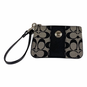 Coach Signature Canvas Pouch (Pre-Owned) Dont Miss Todays Deal