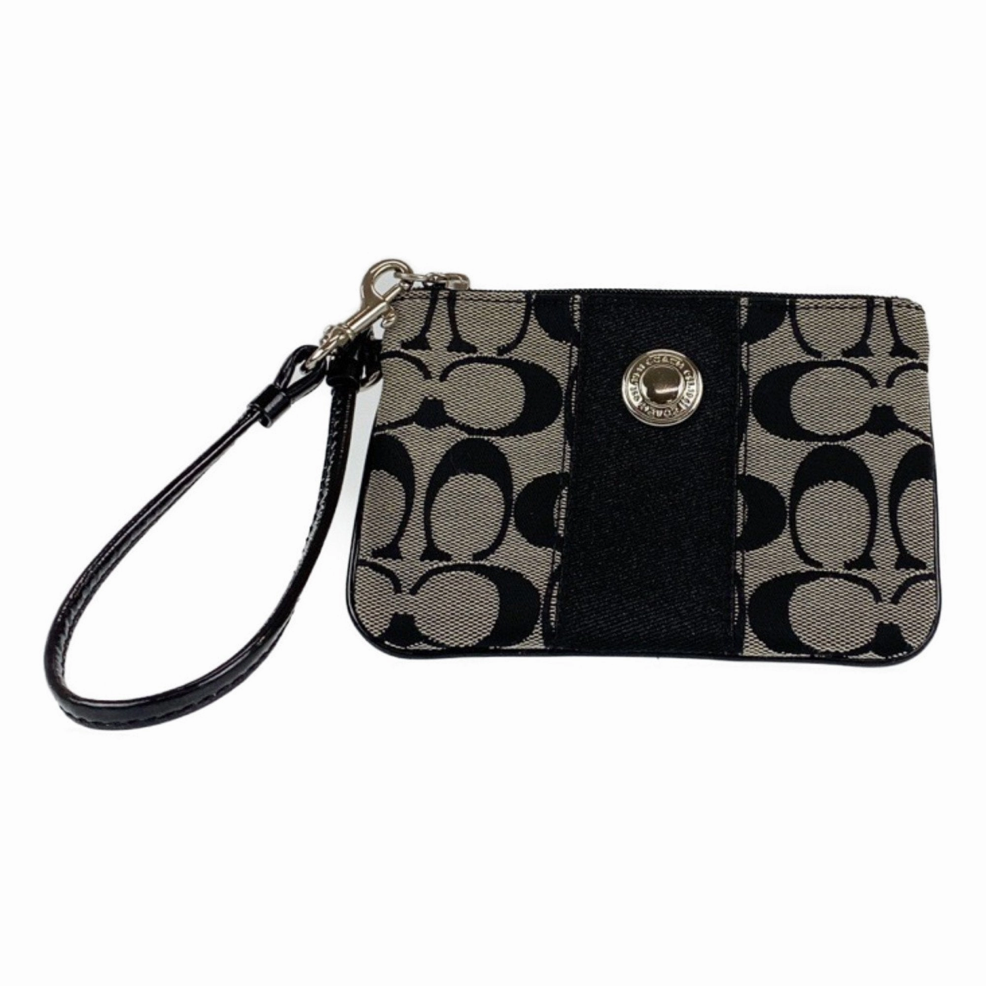 Coach Signature Canvas Pouch (Pre-Owned) Dont Miss Todays Deal