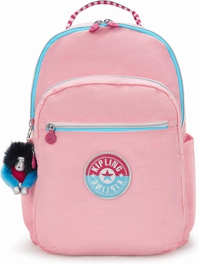 Kipling Seoul Large 15" Laptop Backpack - Coral Sea Fc Limited Time Hot Deal Grab It Fast