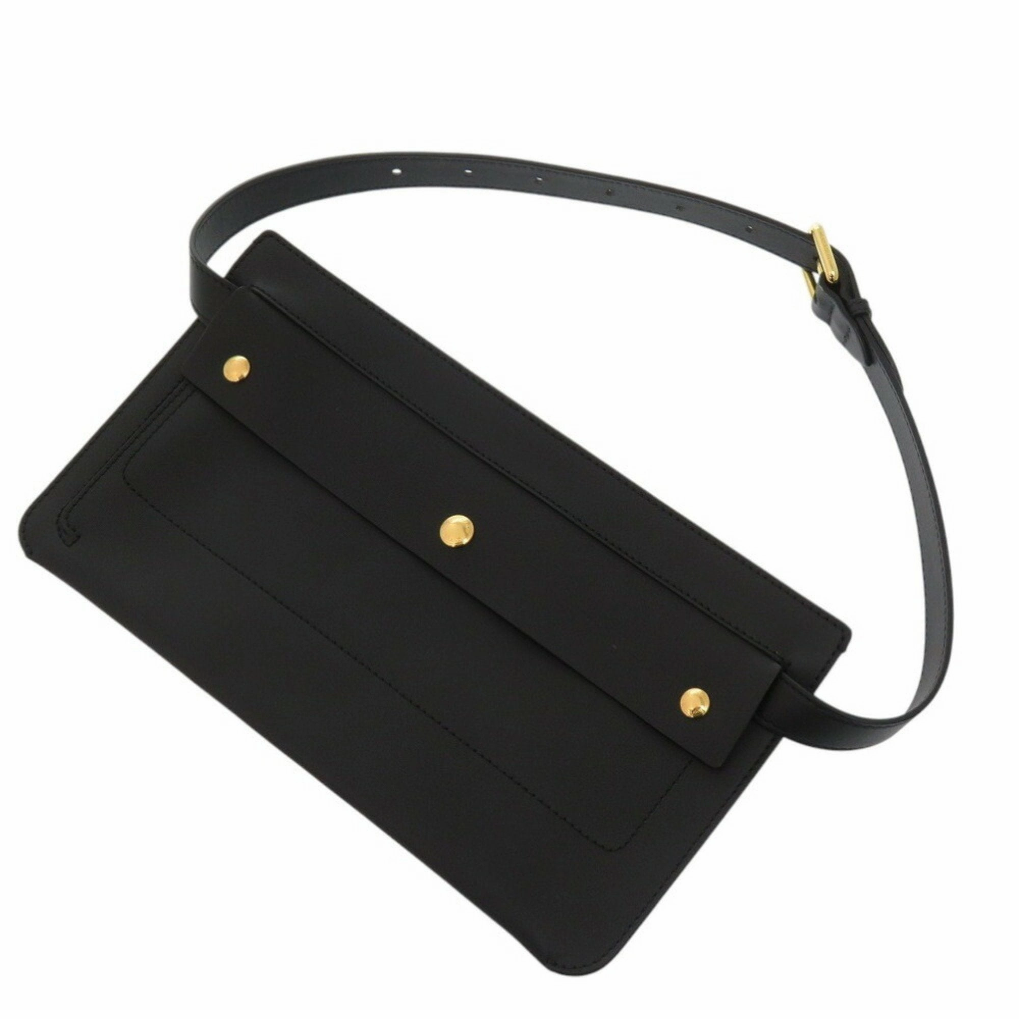 Burberry Leather Fanny Pack Pouch (Pre-Owned) Mega Savings Now Shop Grab Offer