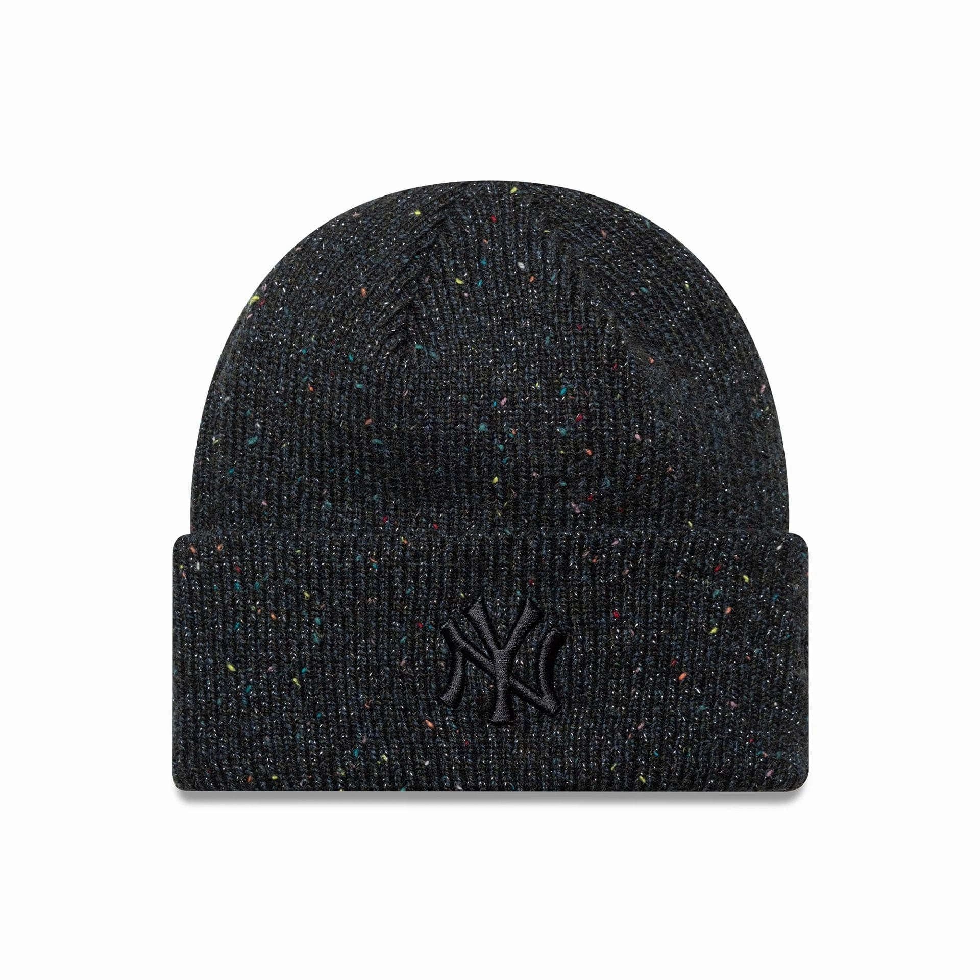 New York Yankees Womens Mlb Glitter Black Cuff Knit Beanie Hat Hot Pick of the Day Hot Discount Deal