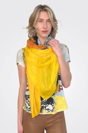 Shawl - Pop Art Yellow Grab It Now