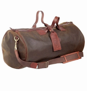 Melvill & Moon Waxed Cotton Short Safari Duffel Bag Todays Special Picks
