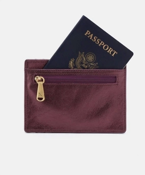 Limited Offer Alert Euro Slide Card Case In Frosted Plum